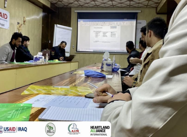 The safe return center – bashiqa’a hold a training about how to make a professional curriculum vitae – CV in easy way , Also the training contains writing CV and how to apply for the jobs & How manage the job interviews